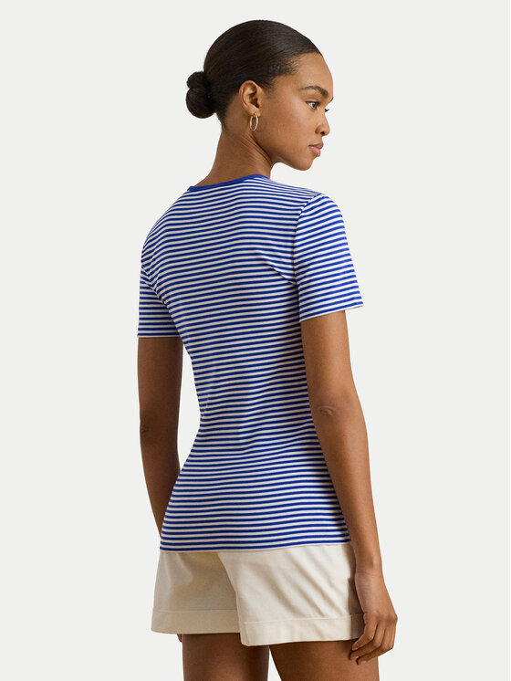 LAUREN RALPH LAUREN LAUREN RALPH LAUREN Tricou 200P03721004 Albastru Slim Fit