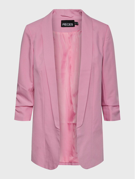 Pieces Pieces Bleizers Boss 17090996 Rozā Regular Fit