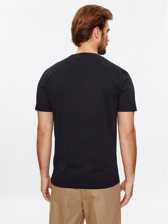 Gant Gant Póló Reg Archive Shield Ss 2003199 Fekete Regular Fit