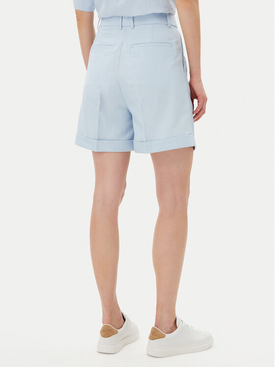 Tommy Hilfiger Tommy Hilfiger Šortky z materiálu WW0WW44767 Světle modrá Regular Fit