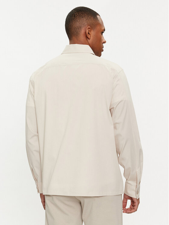 Calvin Klein Calvin Klein Koszula K10K111364 Beżowy Boxy Fit