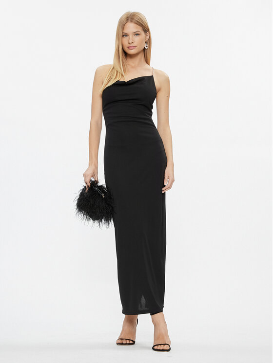 ONLY ONLY Kokteilinė suknelė 15307923 Juoda Regular Fit