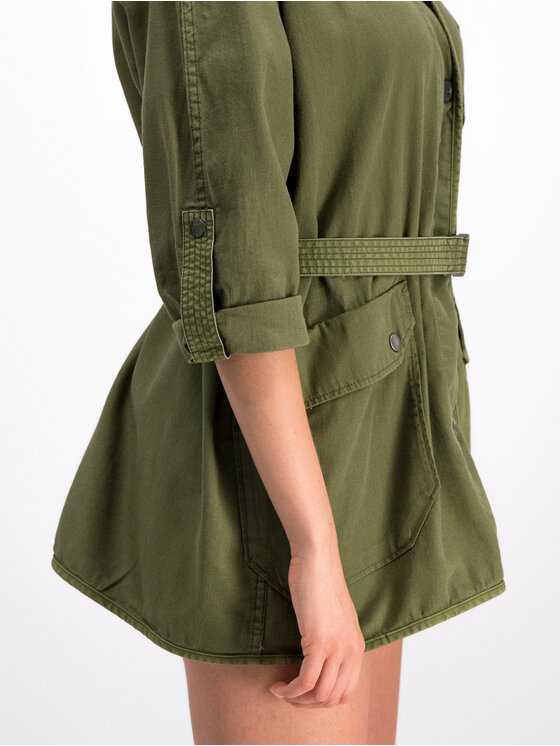 G-Star Raw G-Star Raw Prechodná bunda D13056-59770-724 Zelená Oversize