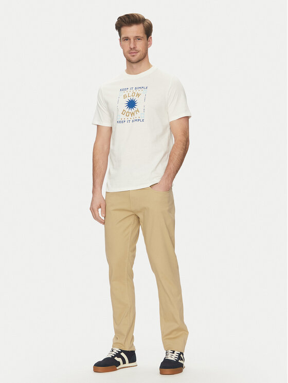 Blend Blend Hlače 20717888 Bež Regular Fit