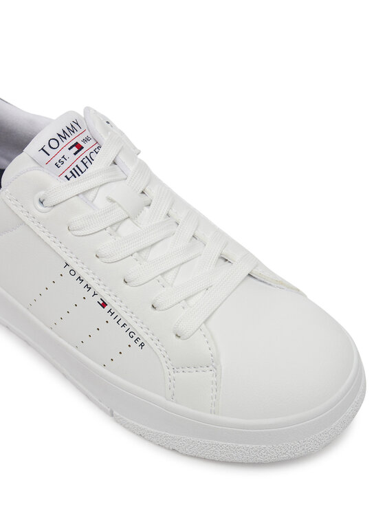 Tommy Hilfiger Tommy Hilfiger Tenisice Low Cut Lace-Up Sneaker T3X9-33856-1355 S Bijela