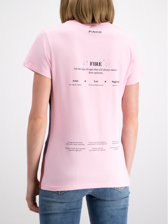 Pinko Pinko T-shirt Naike T-Shirt PE 19 PBK2 1B13TP ZE91 Rosa Regular Fit