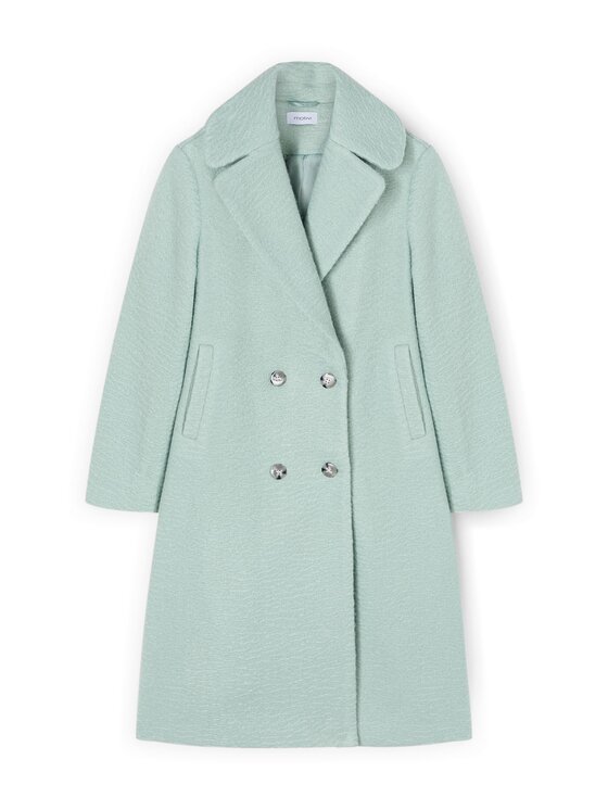 Motivi Motivi Cappotto 0002Q000624N015 Turchese Regular Fit