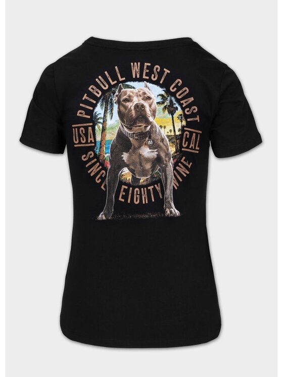 PITBULL PITBULL T-Shirt BEACH GIRL Czarny Regular Fit
