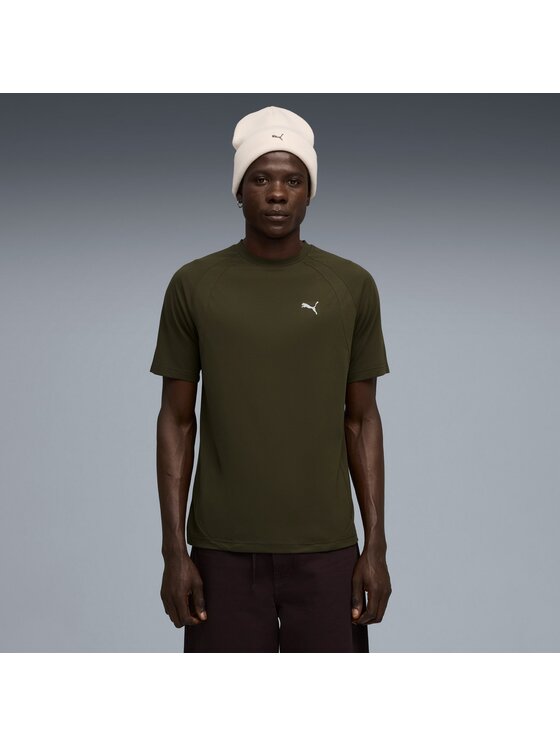 Puma Puma T-Shirt 688229 Zielony Regular Fit