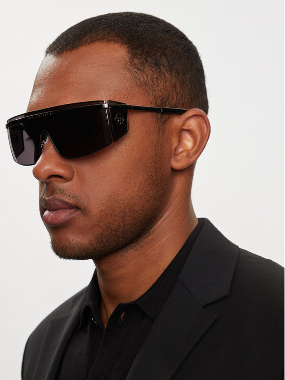 PHILIPP PLEIN PHILIPP PLEIN Сонцезахисні окуляри De Rigo Group SPP013M Чорний