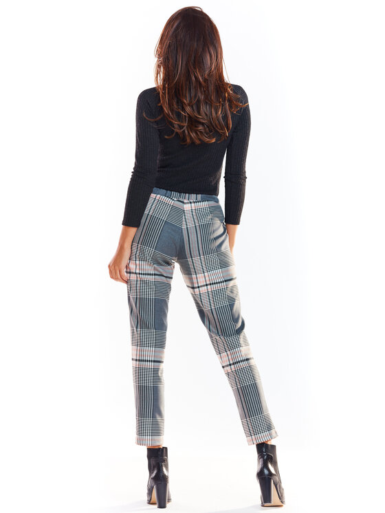Awama Awama Spodnie damskie A336 Kolorowy Basic Fit