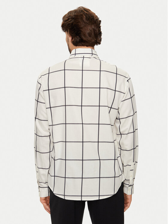 Armani Exchange Armani Exchange Košile 6DZCL5 ZN5FZ 51AW Bílá Regular Fit