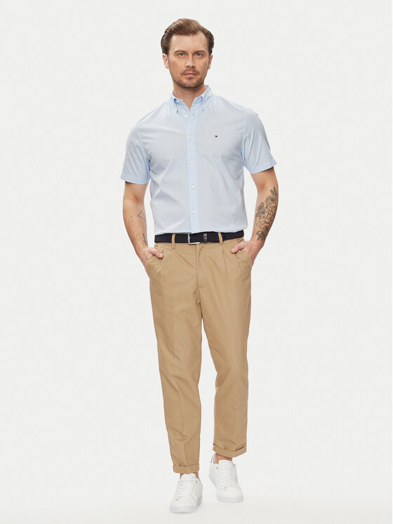 Tommy Hilfiger Tommy Hilfiger Koszula MW0MW33809 Błękitny Regular Fit