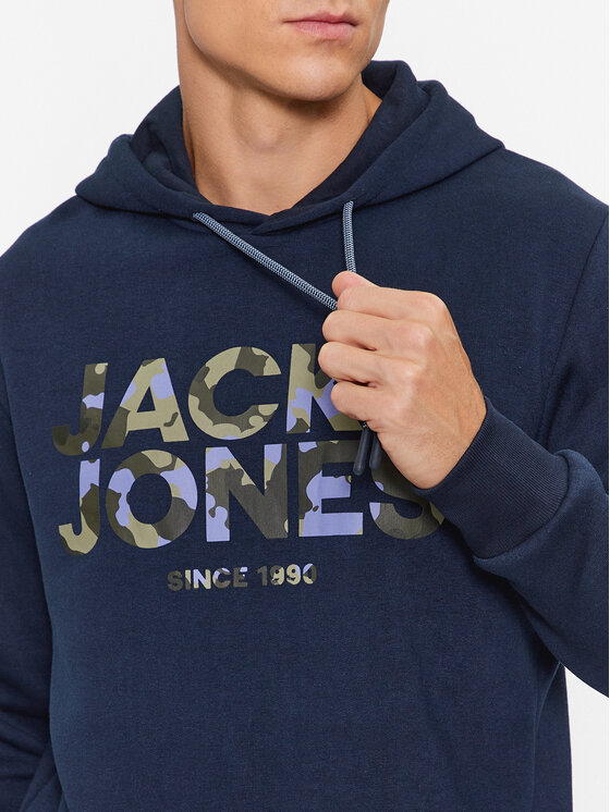 Jack&Jones Jack&Jones Majica dugih rukava James 12235338 Tamnoplava Regular Fit