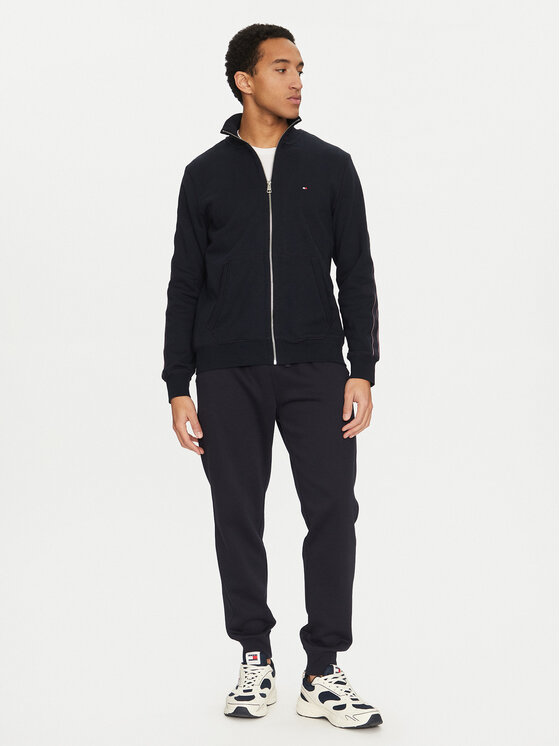Tommy Hilfiger Tommy Hilfiger Pulóver Global Stripe MW0MW37468 Sötétkék Regular Fit