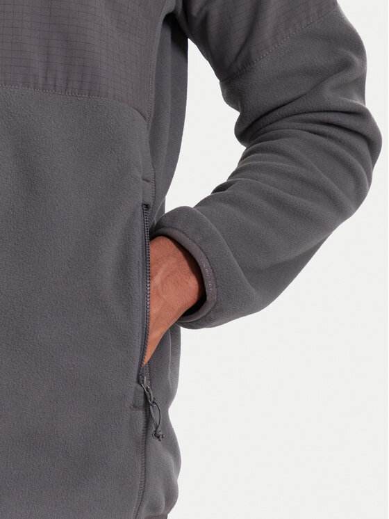 The North Face The North Face Fleecová mikina Glacier NF0A89JJ Sivá Regular Fit