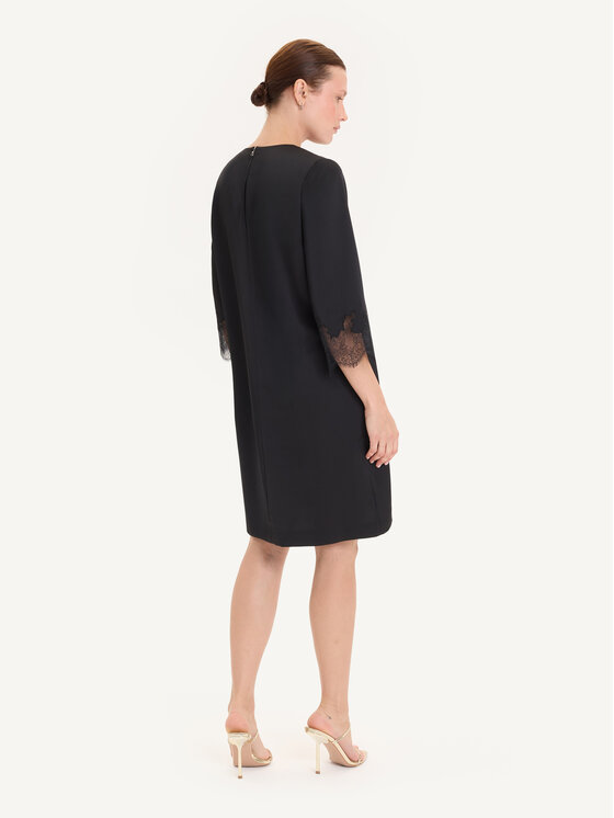 KMX KMX Sukienka koktajlowa 925680007 Czarny Flare Fit