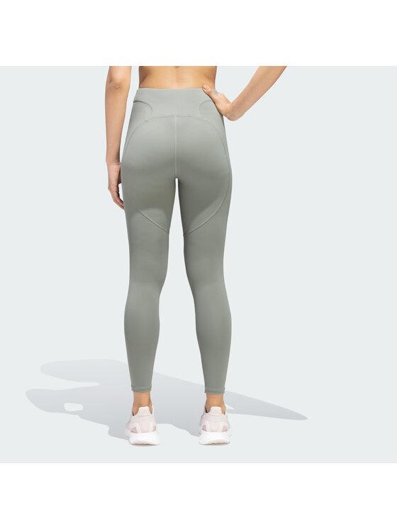 adidas by Stella McCartney adidas by Stella McCartney Legginsy By Stella McCartney Training 7/8 Leggings Zielony Fitted Fit