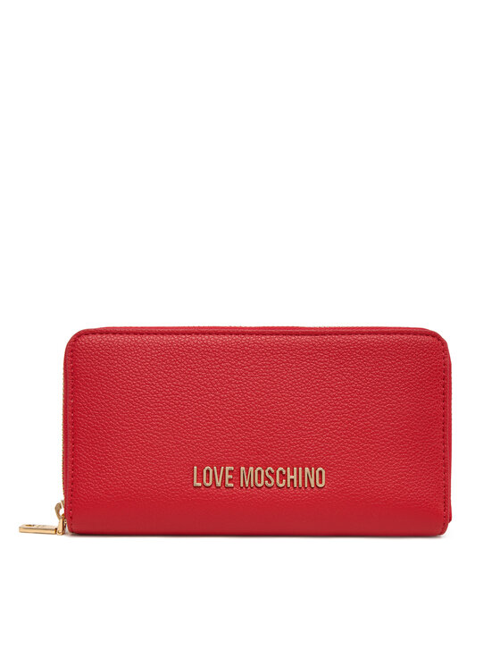 LOVE MOSCHINO Duży Portfel Damski JC5700PP1NLD0500 Czerwony