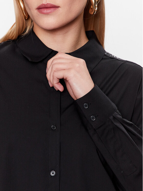 DKNY DKNY Krekls P31M0RY3 Melns Oversize