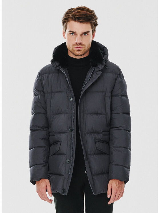Pako Lorente Pako Lorente Kurtka puchowa P24WF-5X-004 Granatowy Classic Fit