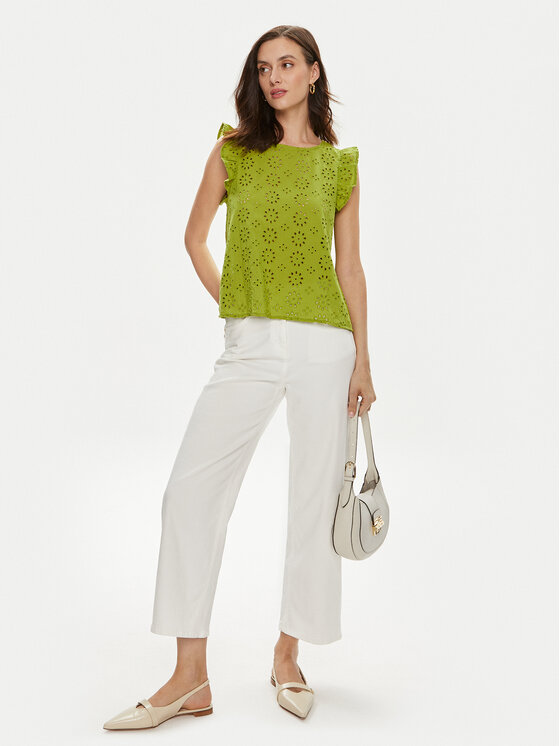 JDY JDY Majica Vola 15312383 Zelena Regular Fit