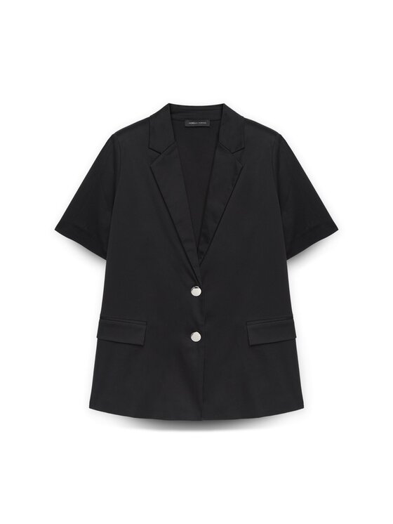 Fiorella Rubino Fiorella Rubino Kurtka przejściowa Q511T000190N033 Czarny Regular Fit