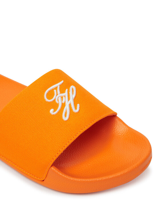 Tommy Hilfiger Tommy Hilfiger Pantoletten Th Script Pool Slide FW0FW09286 Orange