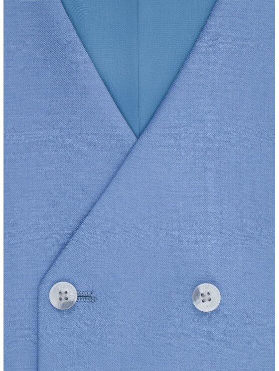 Pako Lorente Pako Lorente Kamizelka garniturowa P26SP-8G-003 Niebieski Slim Fit