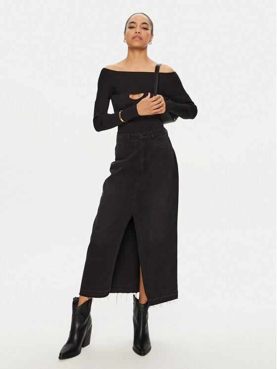 PINKO PINKO Bluzka 102799 A170 Czarny Slim Fit