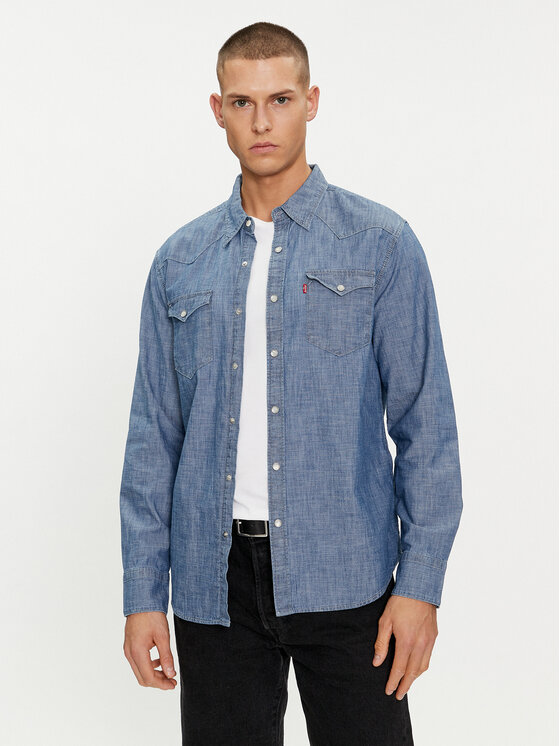 Levi's® Levi's® cămașă de blugi Barstow Western 85744-0067 Albastru Standard Fit