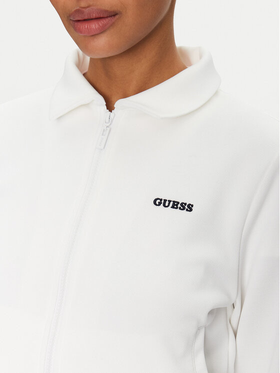 Guess Guess Mikina V5GQ03 KCYF2 Biela Regular Fit