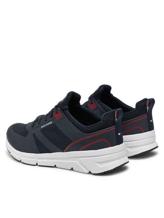 Tommy Hilfiger Tommy Hilfiger Sneakersy Modern Comfort Run Mix FM0FM05471 Granatowy