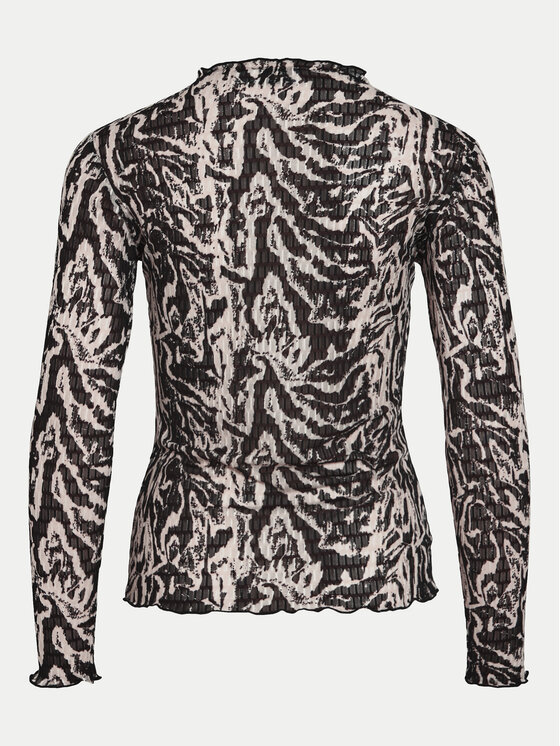 Vila Vila Bluse Larine 14099603 Schwarz Regular Fit