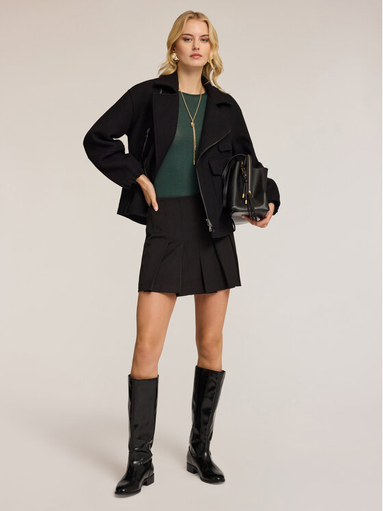 Motivi Motivi Minigonna 1029Q001195N033 Nero A-Line Fit