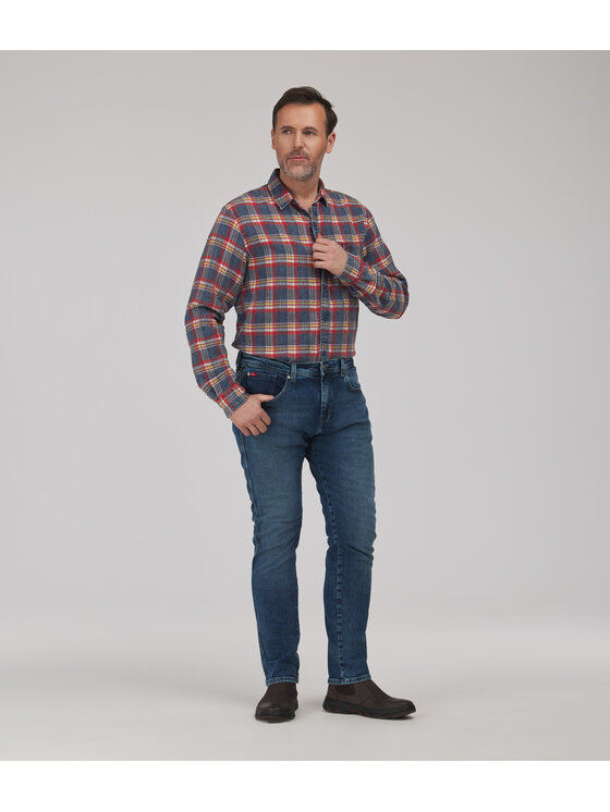 Lee Cooper Lee Cooper Jeansy LC7504 Niebieski Tapered Leg