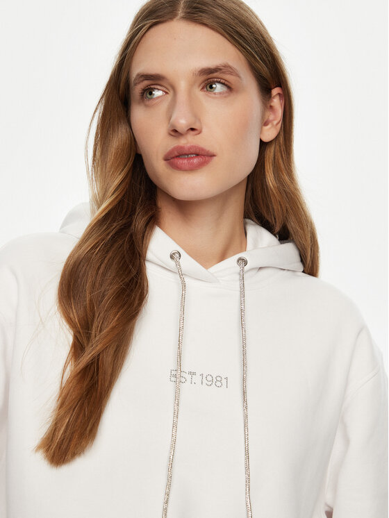 Guess Guess Pulóver W5RQ00 KBY51 Fehér Regular Fit