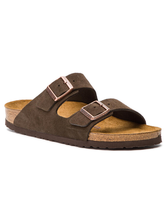 Birkenstock Birkenstock Papucs Arizona zamsz 0951313 Barna