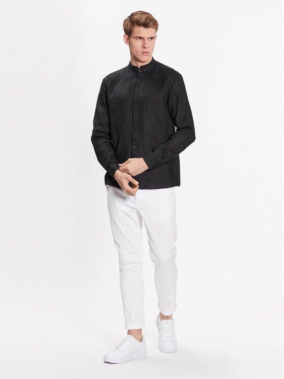 HUGO Hugo Košeľa 50490740 Čierna Slim Fit