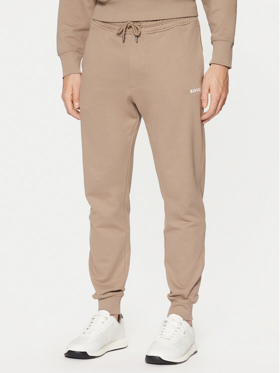 BOSS BOSS Trenerka Wesmallhood 50541065 Bež Regular Fit