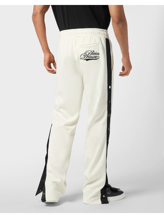 PHILIPP PLEIN PHILIPP PLEIN Spodnie dresowe 25997 Biały Jogger Fit