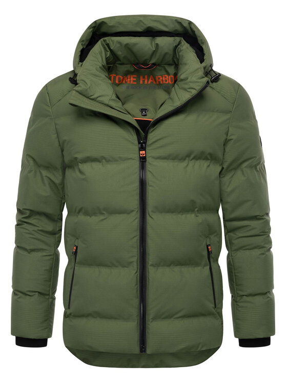 Stone Harbour Stone Harbour Kurtka zimowa Gavriloo Zielony Regular Fit