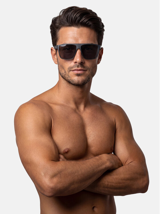 Feba Feba Okulary przeciwsłoneczne ZF136M-839-3 Szary ciemny