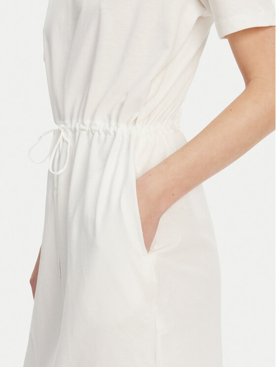 Tommy Hilfiger Tommy Hilfiger Rochie de zi WW0WW45529 Écru Regular Fit