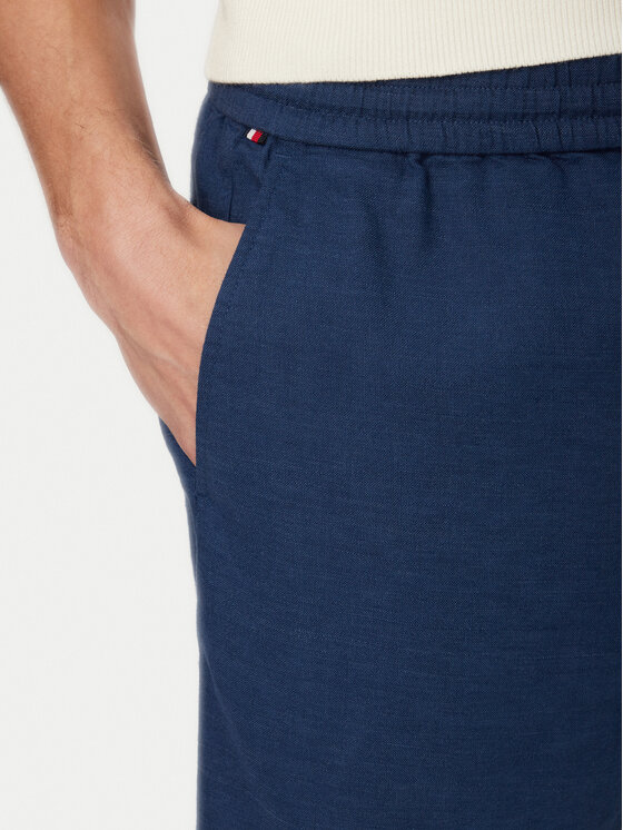 Tommy Hilfiger Tommy Hilfiger Bavlnené šortky Dover MW0MW44357 Modrá Regular Fit