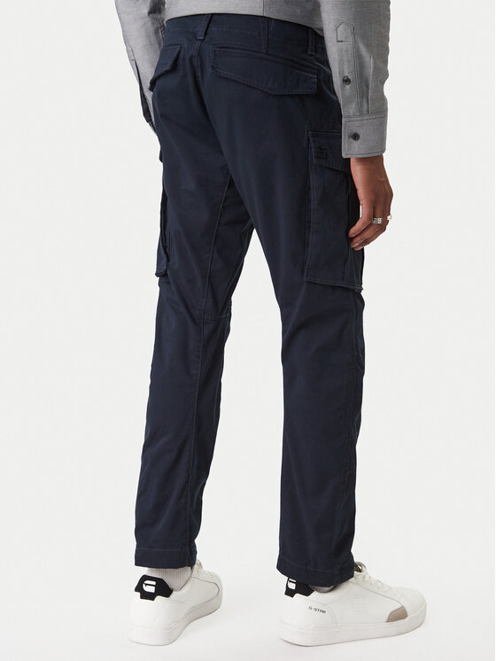 G-Star Raw G-Star Raw Pantaloni din material Rovic 3D D02190 Bleumarin Regular Fit