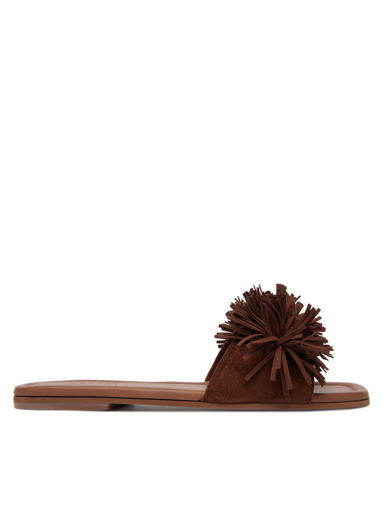 Inuikii Inuikii Ciabatte Fringes Flower 1014.003.0031.150 Marrone