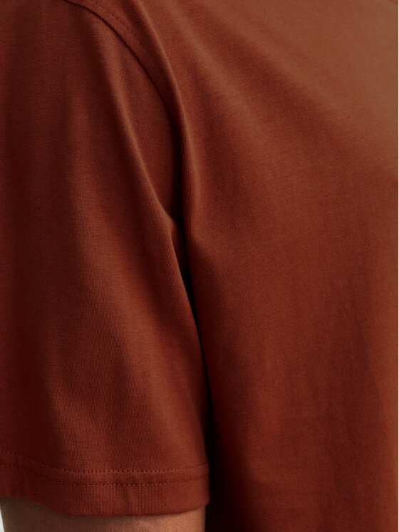 Jack&Jones Jack&Jones Tričko Fredeiksberg 12262492 Hnedá Regular Fit