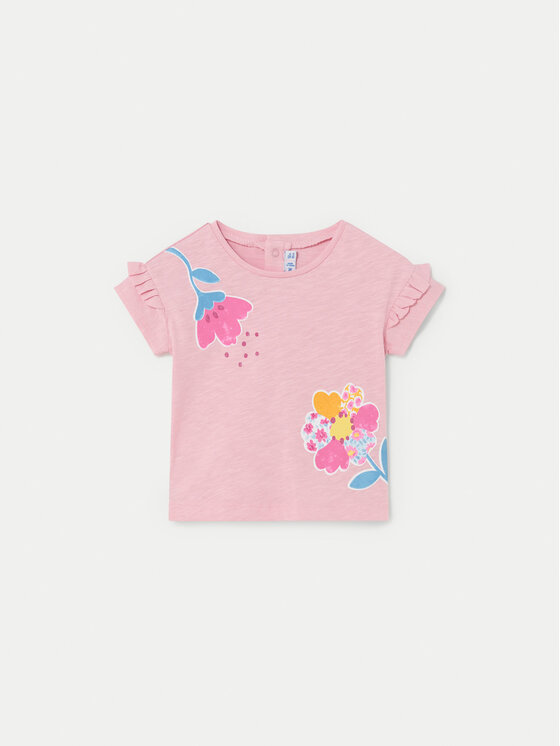 Mayoral Mayoral 2er-Set T-Shirts 01008 Rosa Regular Fit