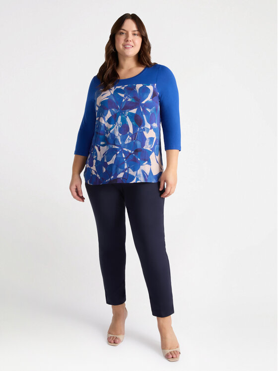 Fiorella Rubino Fiorella Rubino T-shirt G147L008457N0V4 Blu Regular Fit